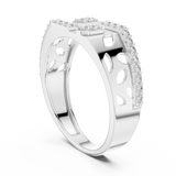 Ladies Ring LR-01 (30) - White Gold - Image