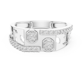 Ladies Ring LR-01 (30) - White Gold - Image