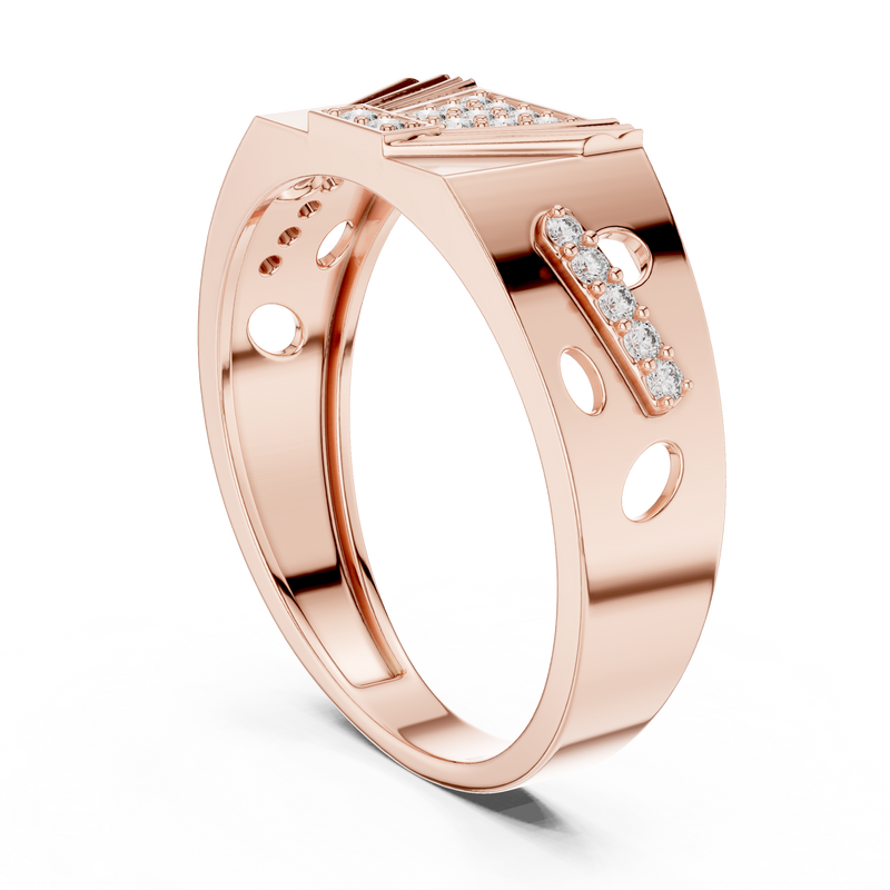 Ladies Ring LR-01 (31) - Rose Gold - Image