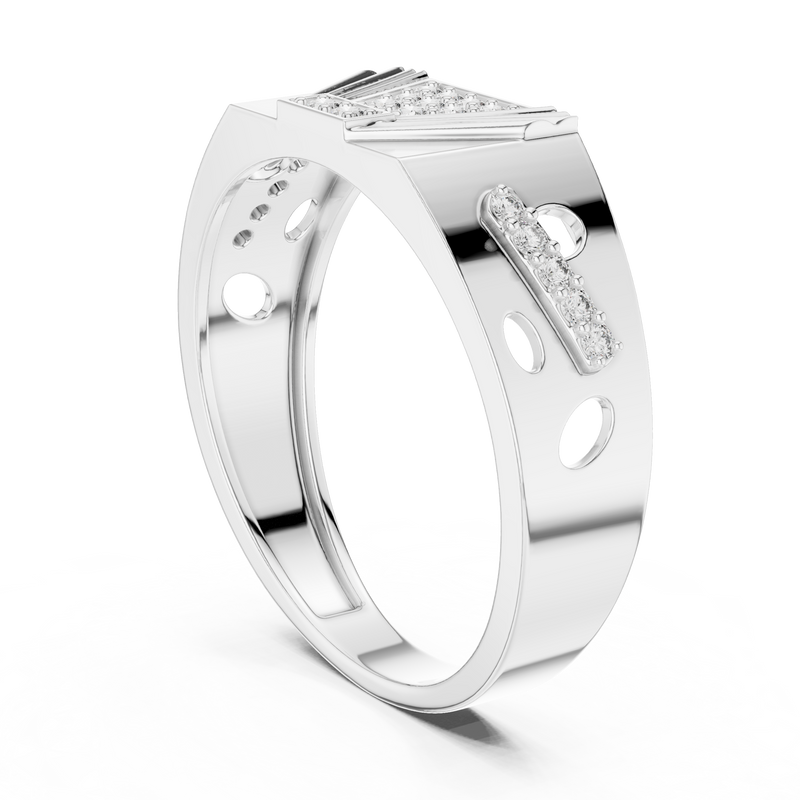Ladies Ring LR-01 (31) - White Gold - Image