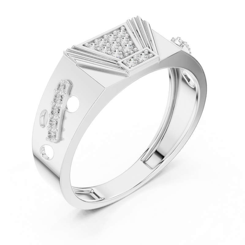 Ladies Ring LR-01 (31) - White Gold - Image