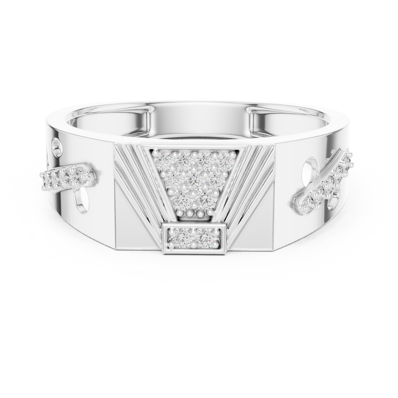 Ladies Ring LR-01 (31) - White Gold - Image