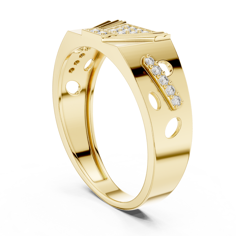 Ladies Ring LR-01 (31) - Yellow Gold - Image