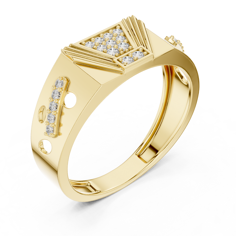 Ladies Ring LR-01 (31) - Yellow Gold - Image