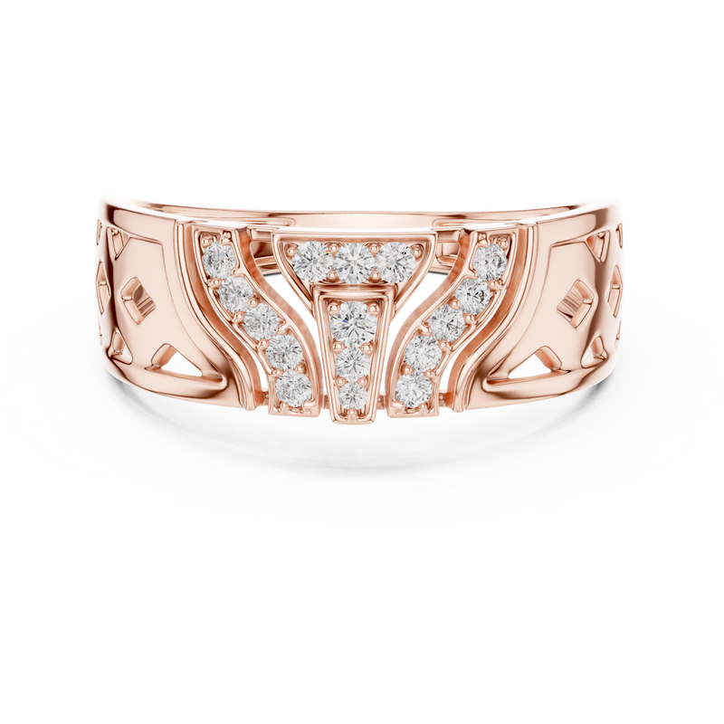 Ladies Ring LR-01 (32) - Rose Gold - Image