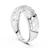Ladies Ring LR-01 (32) - White Gold - Image