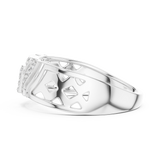 Ladies Ring LR-01 (32) - White Gold - Image