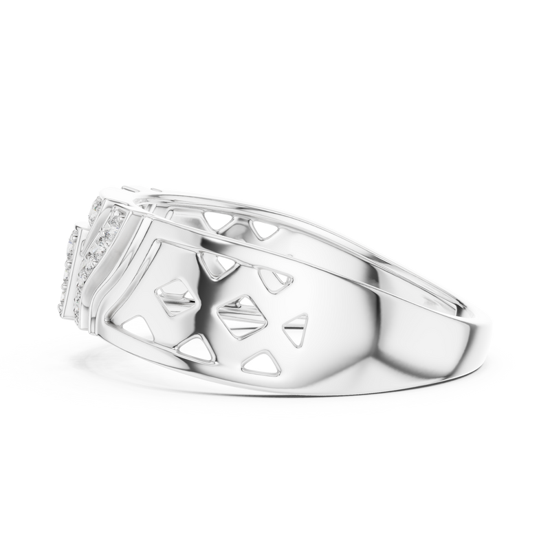 Ladies Ring LR-01 (32) - White Gold - Image