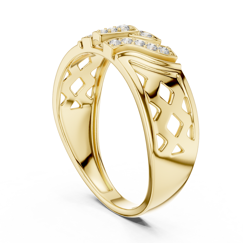 Ladies Ring LR-01 (32) - Yellow Gold - Image
