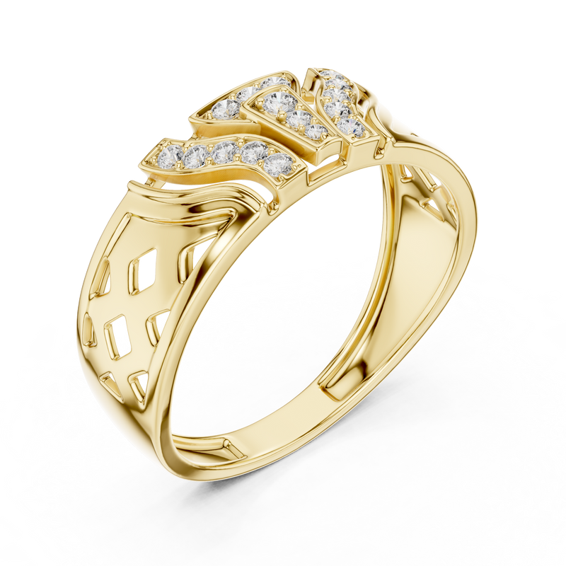 Ladies Ring LR-01 (32) - Yellow Gold - Image