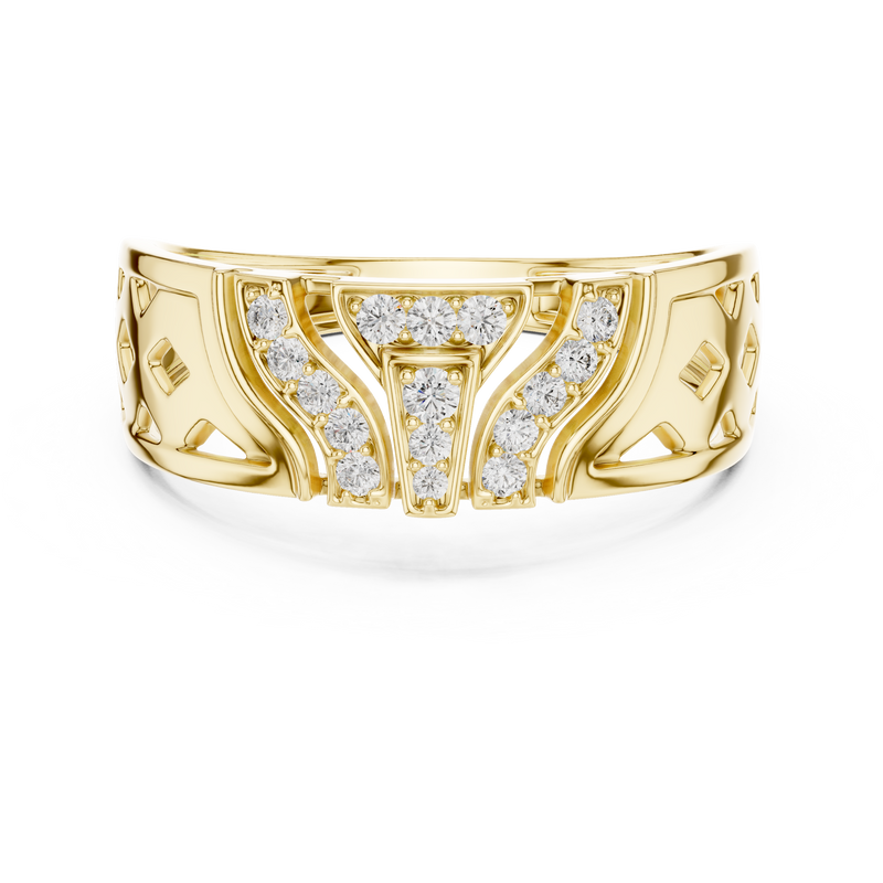 Ladies Ring LR-01 (32) - Yellow Gold - Image