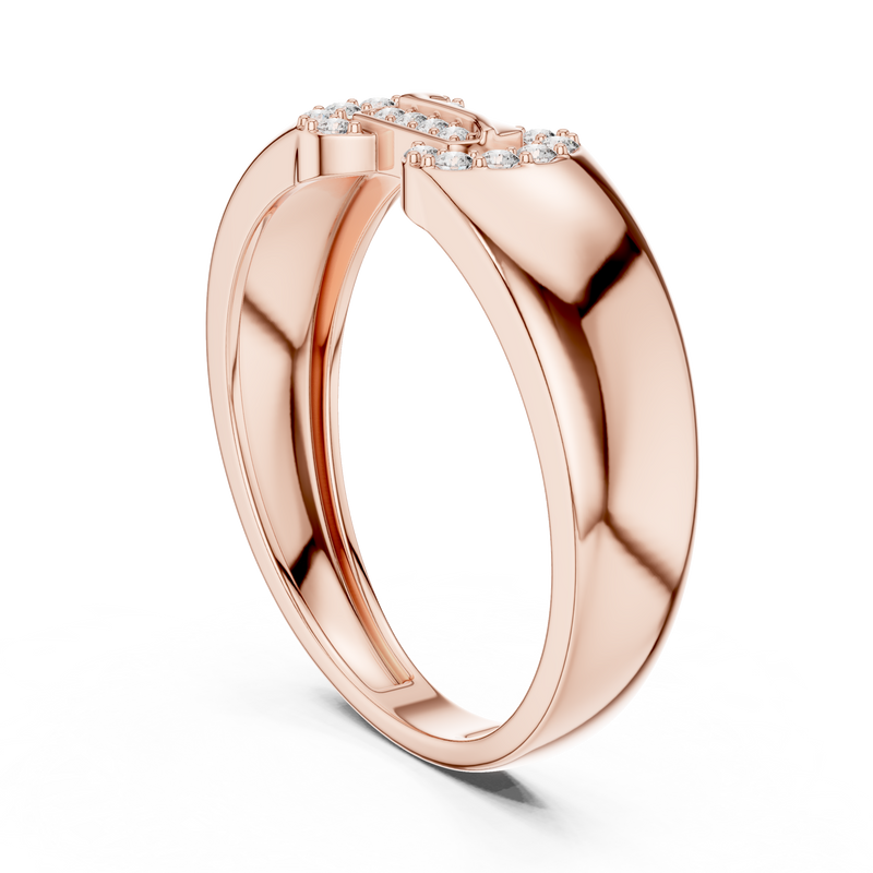 Ladies Ring LR-01 (33) - Rose Gold - Image