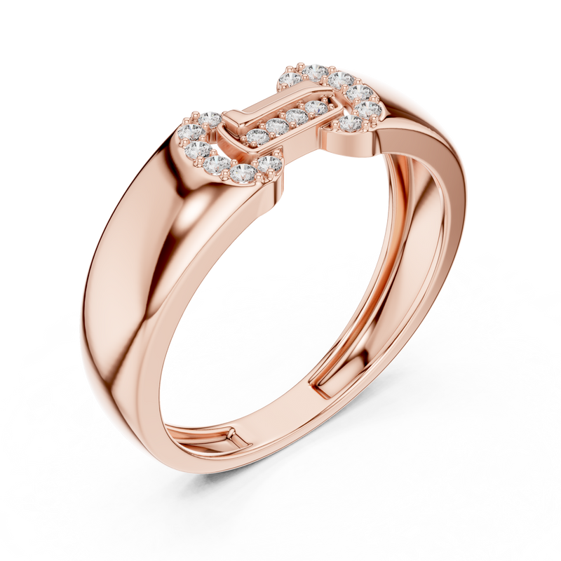 Ladies Ring LR-01 (33) - Rose Gold - Image