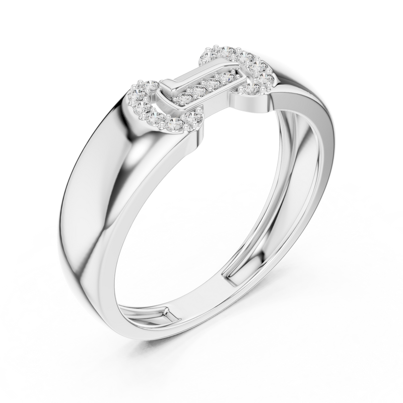 Ladies Ring LR-01 (33) - White Gold - Image