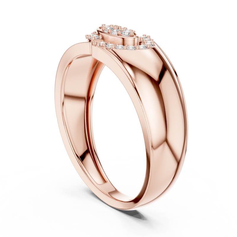 Ladies Ring LR-01 (34) - Rose Gold - Image