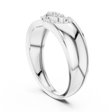 Ladies Ring LR-01 (34) - White Gold - Image