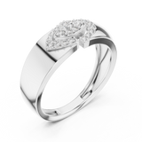 Ladies Ring LR-01 (34) - White Gold - Image