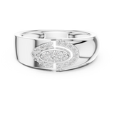 Ladies Ring LR-01 (34) - White Gold - Image