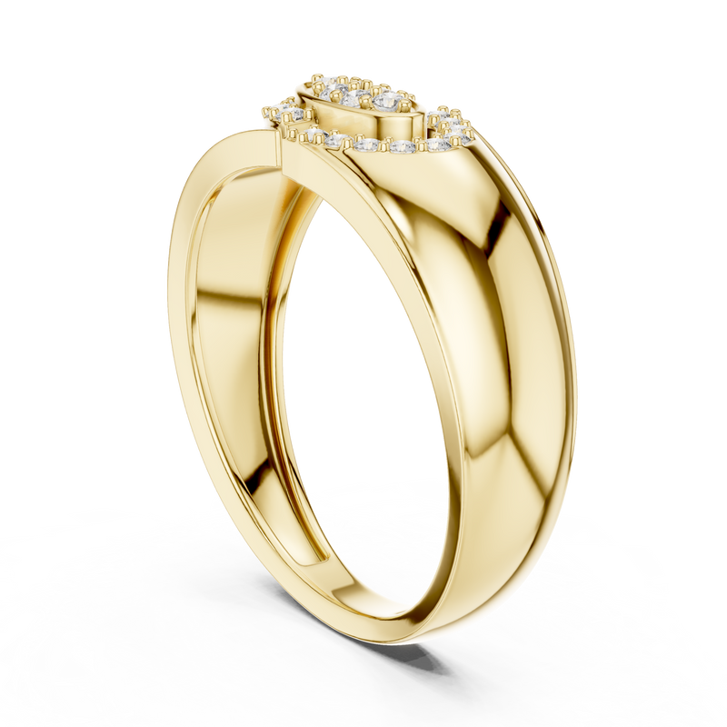 Ladies Ring LR-01 (34) - Yellow Gold - Image