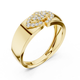 Ladies Ring LR-01 (34) - Yellow Gold - Image