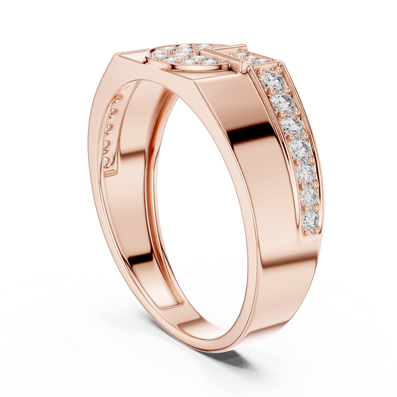 Ladies Ring LR-01 (35) - Rose Gold - Image