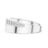 Ladies Ring LR-01 (35) - White Gold - Image