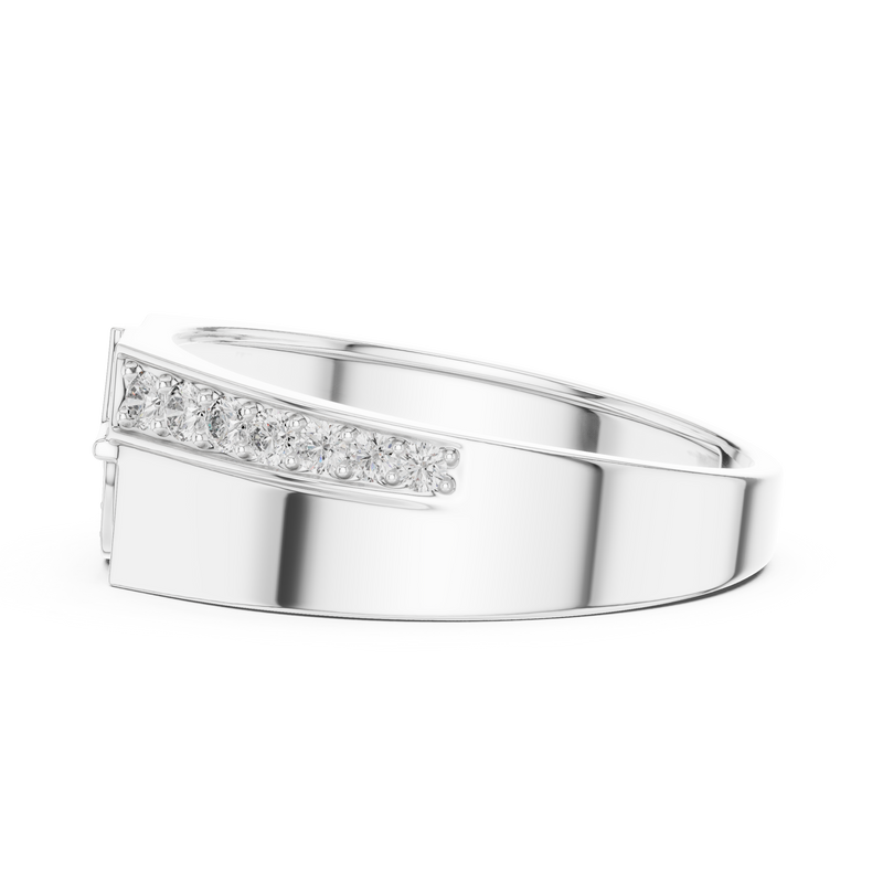 Ladies Ring LR-01 (35) - White Gold - Image