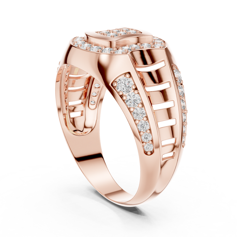 Ladies Ring LR-01 (36) - Rose Gold - Image