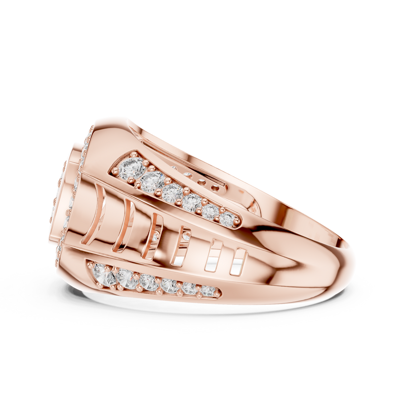 Ladies Ring LR-01 (36) - Rose Gold - Image