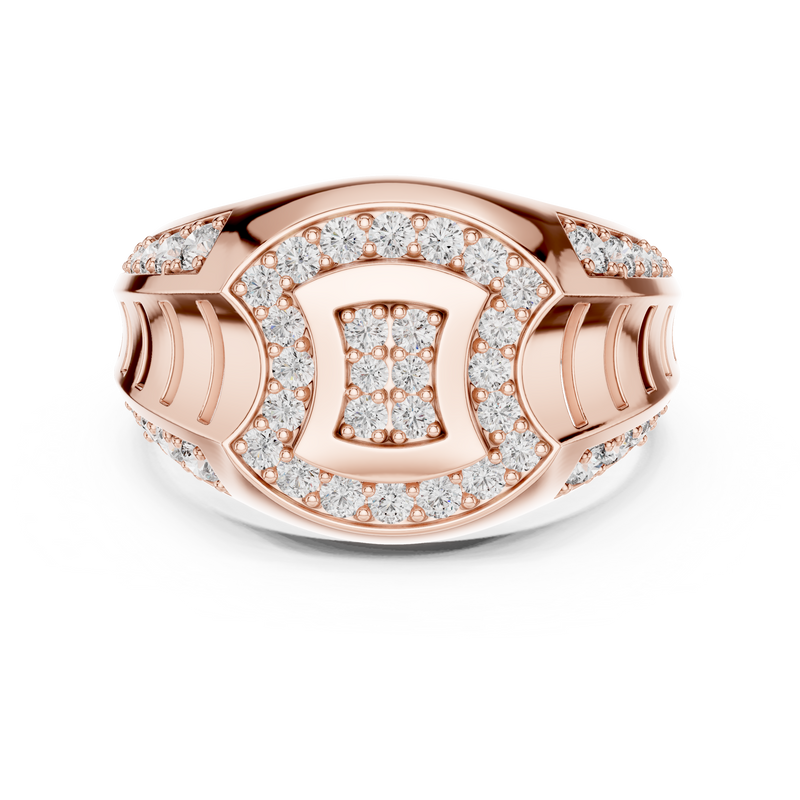 Ladies Ring LR-01 (36) - Rose Gold - Image