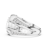 Ladies Ring LR-01 (36) - White Gold - Image
