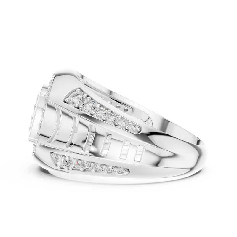 Ladies Ring LR-01 (36) - White Gold - Image