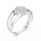 Ladies Ring LR-01 (37) - White Gold - Image
