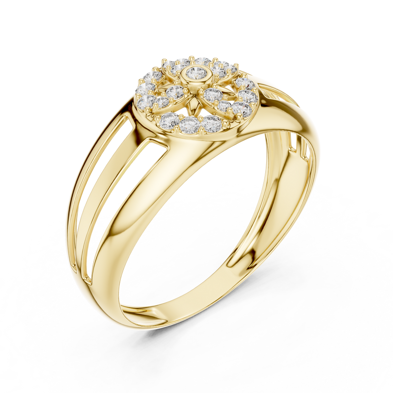 Ladies Ring LR-01 (37) - Yellow Gold - Image