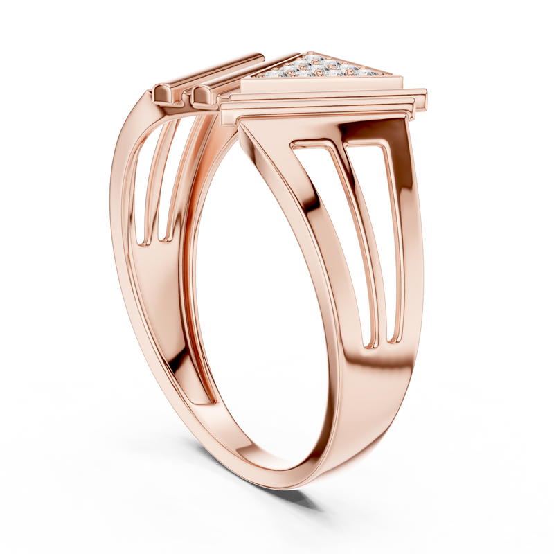 Ladies Ring LR-01 (38) - Rose Gold - Image