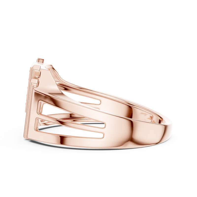 Ladies Ring LR-01 (38) - Rose Gold - Image