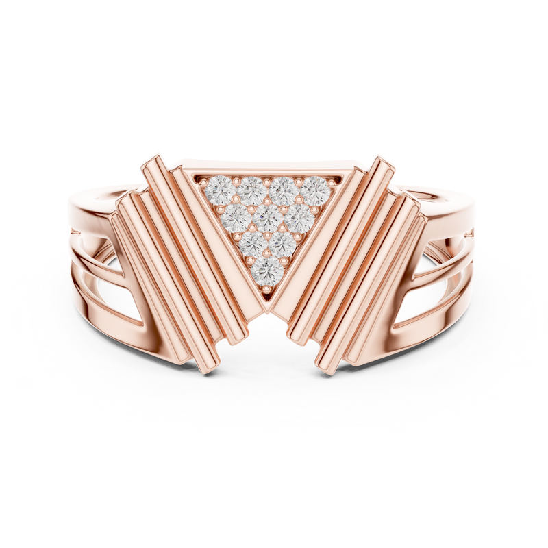 Ladies Ring LR-01 (38) - Rose Gold - Image