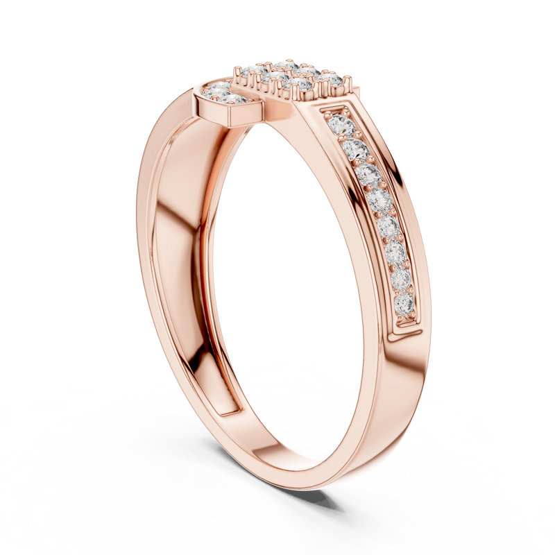 Ladies Ring LR-01 (39) - Rose Gold - Image