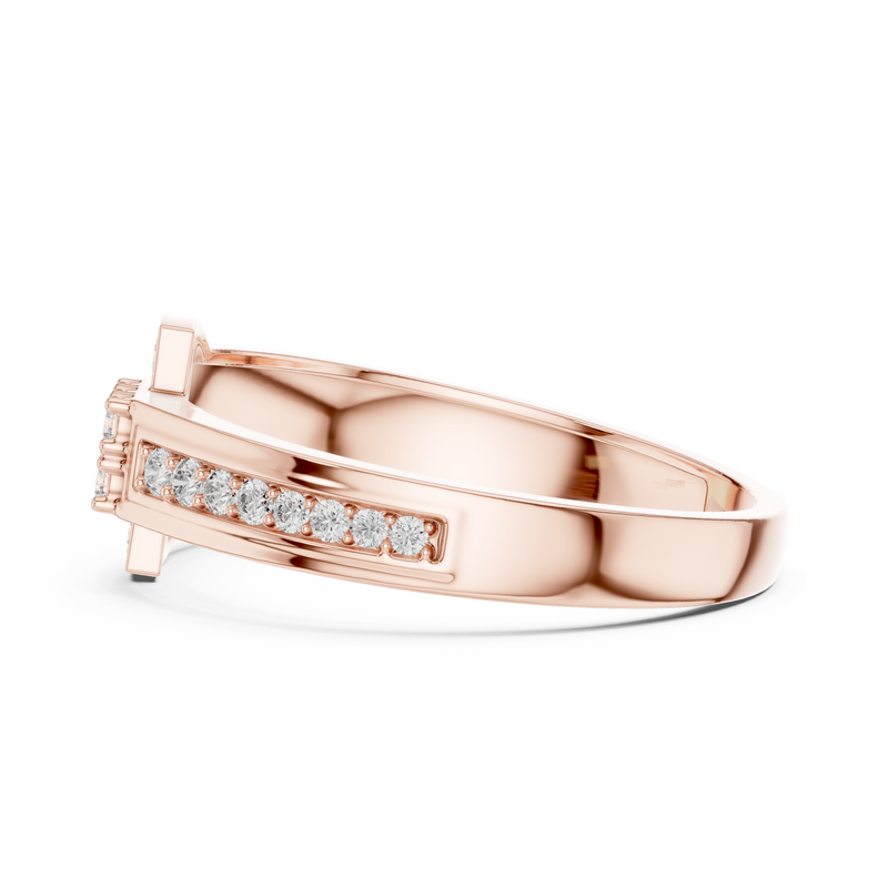 Ladies Ring LR-01 (39) - Rose Gold - Image