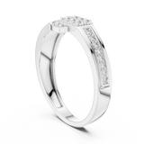 Ladies Ring LR-01 (39) - White Gold - Image