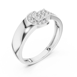 Ladies Ring LR-01 (39) - White Gold - Image