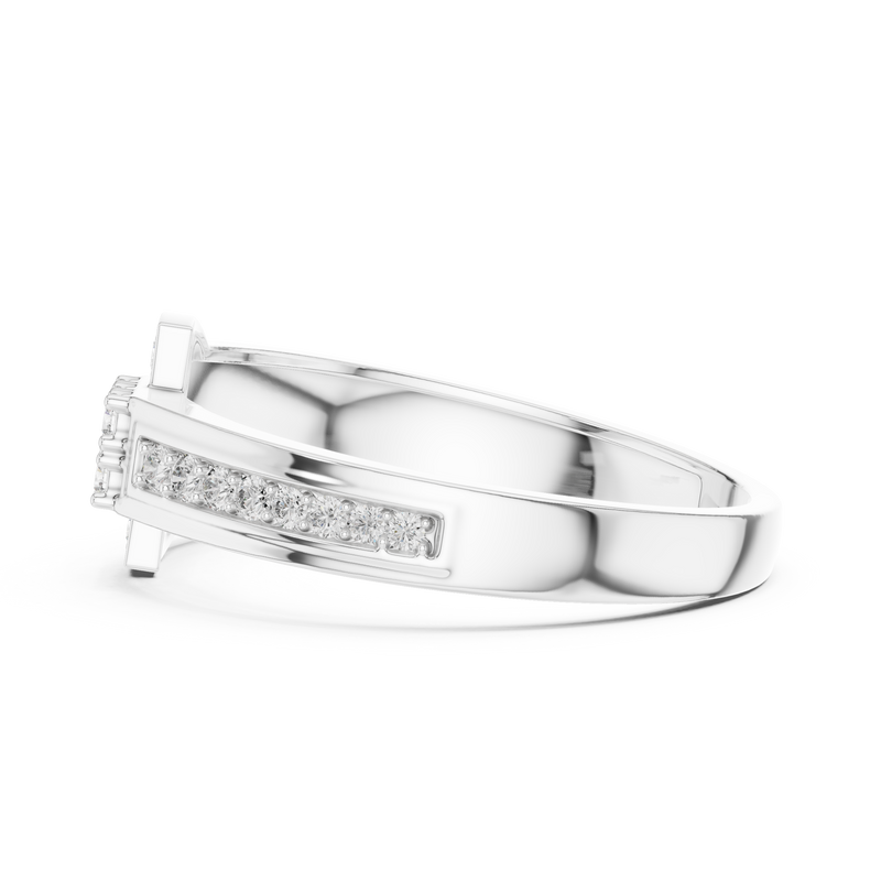Ladies Ring LR-01 (39) - White Gold - Image