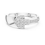 Ladies Ring LR-01 (39) - White Gold - Image