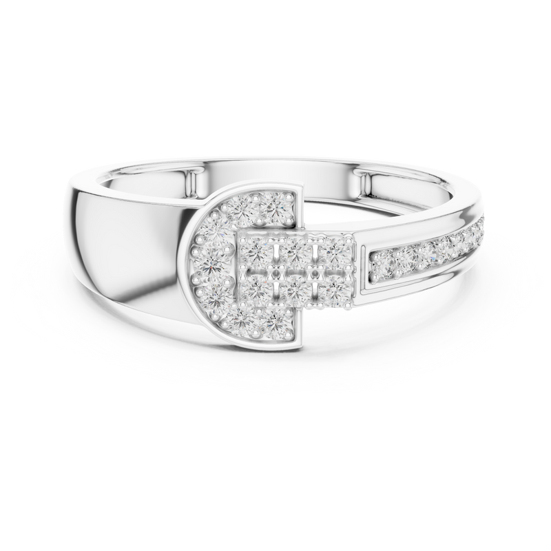 Ladies Ring LR-01 (39) - White Gold - Image