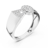 Ladies Ring LR-01 (40) - White Gold - Image