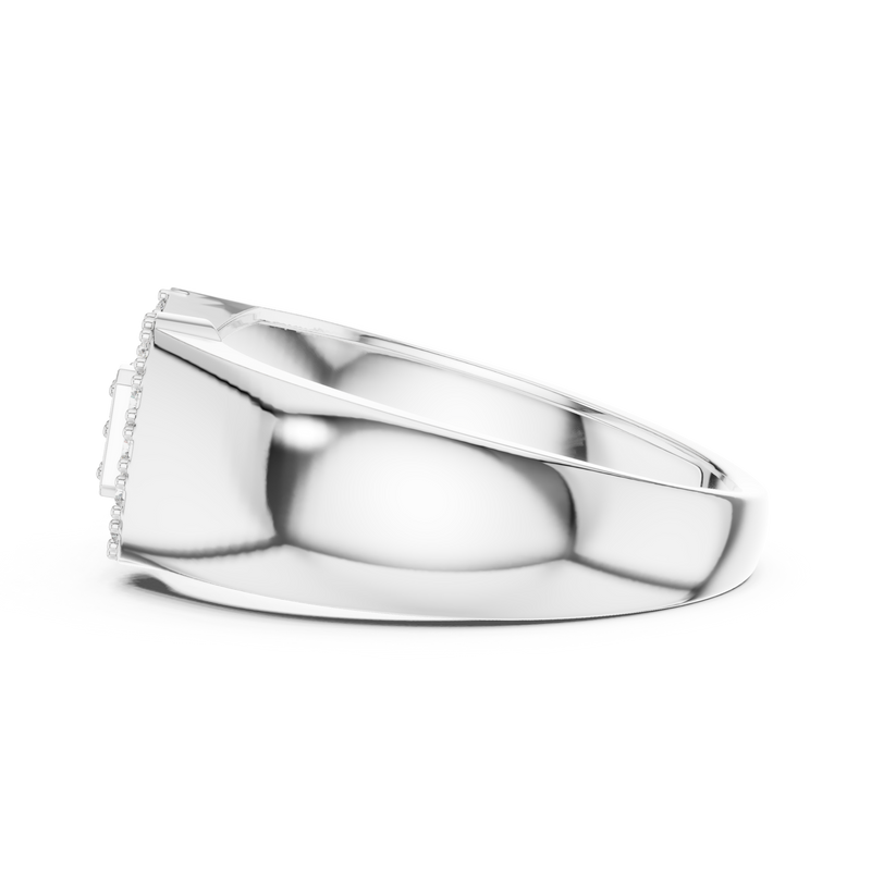 Ladies Ring LR-01 (40) - White Gold - Image