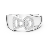 Ladies Ring LR-01 (40) - White Gold - Image
