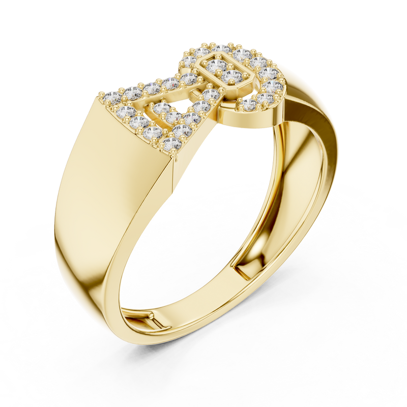 Ladies Ring LR-01 (40) - Yellow Gold - Image