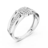 Ladies Ring LR-01 (41) - White Gold - Image
