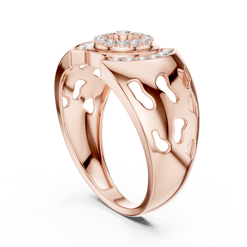 Ladies Ring LR-01 (42) - Rose Gold - Image